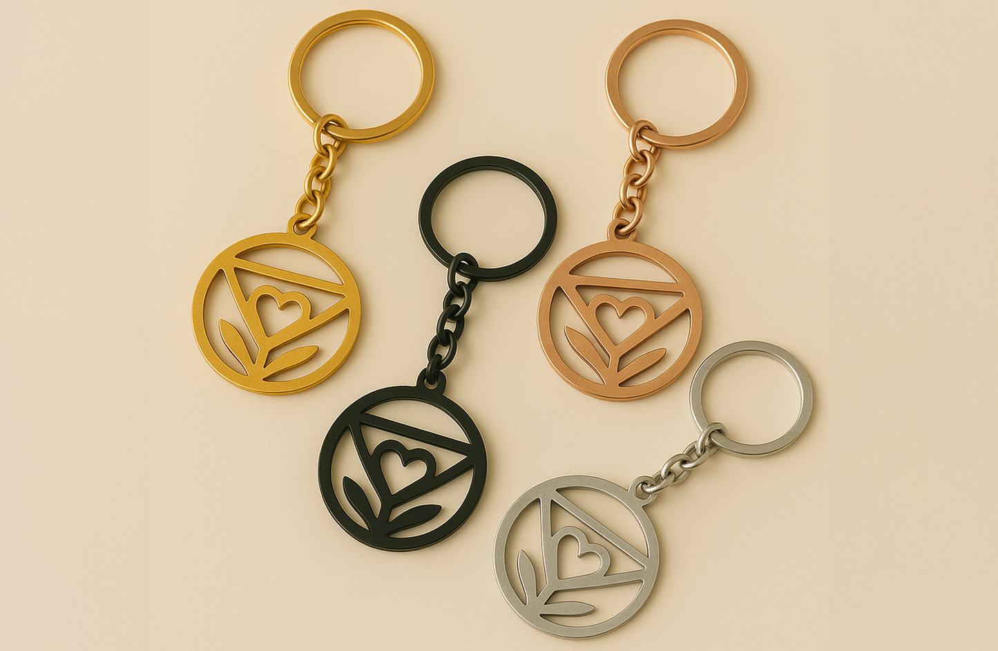 Custom Pet Monogram Keychain