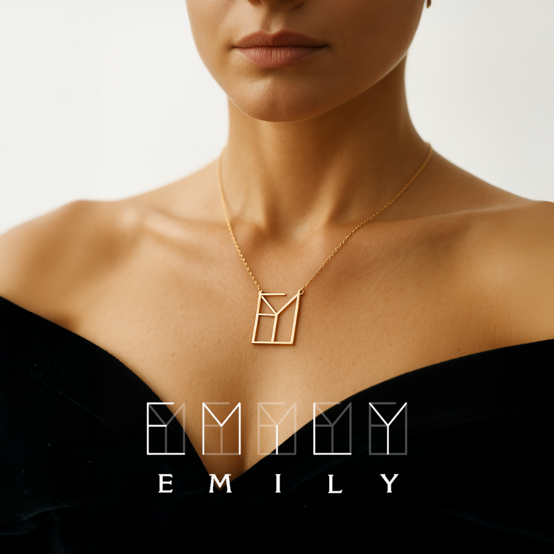 NEW | Frameless Monogram Necklace