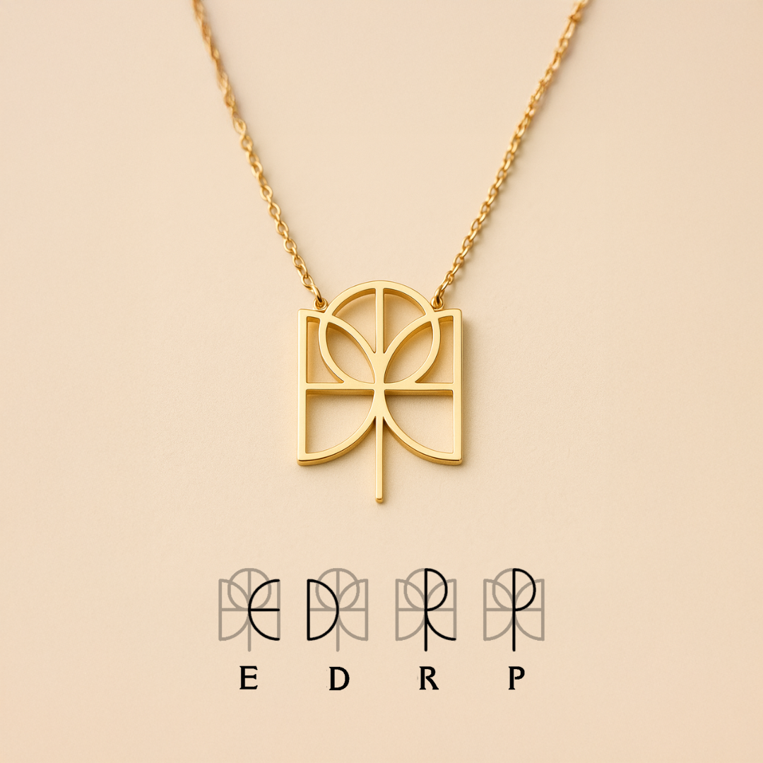 NEW | Frameless Monogram Necklace