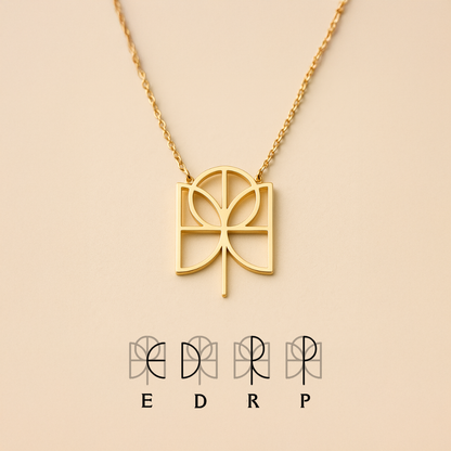 NEW | Frameless Monogram Necklace