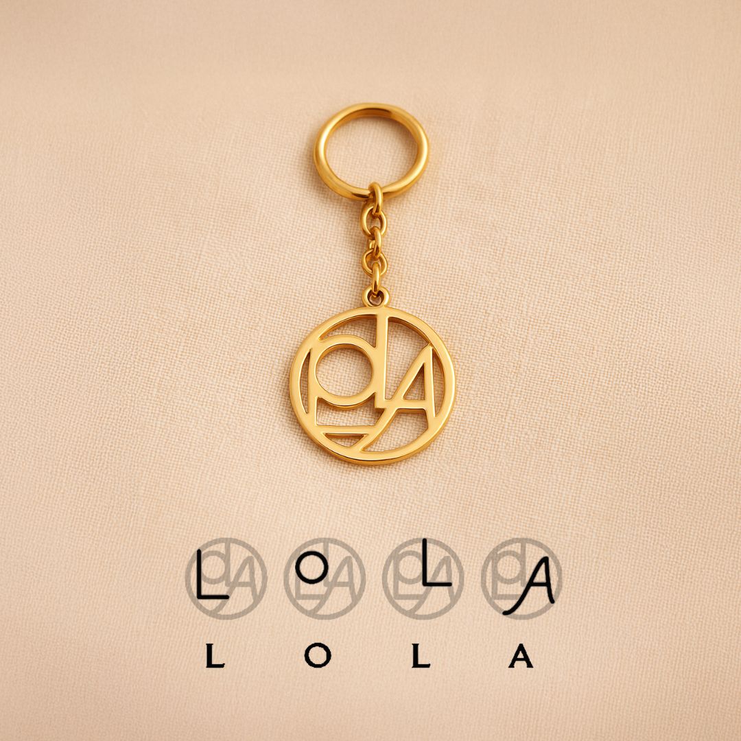 Custom Pet Monogram Keychain