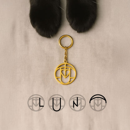 Custom Pet Monogram Keychain