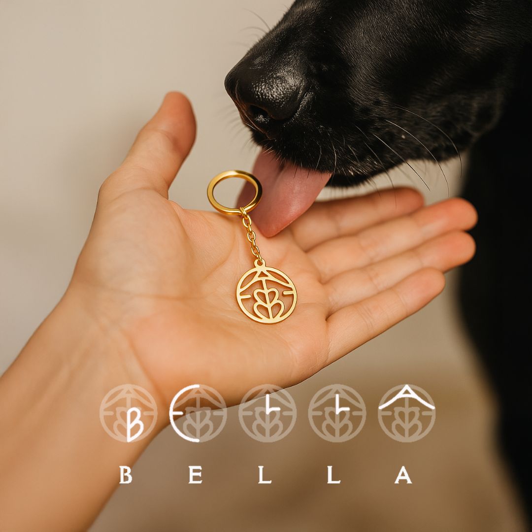 Custom Pet Monogram Keychain