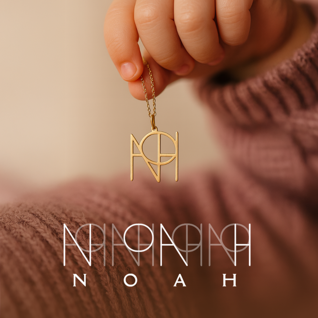 NEW | Frameless Monogram Necklace