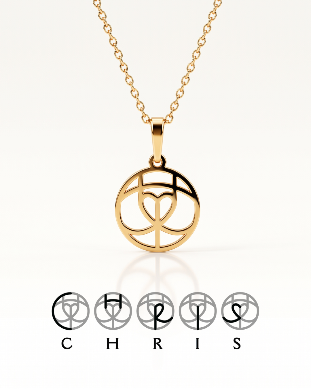 Matching Design | Custom Monogram Necklace