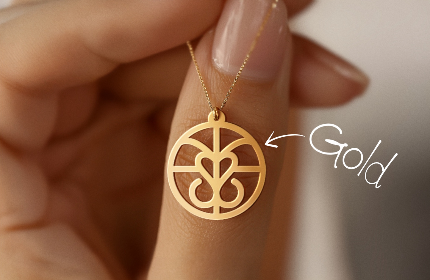 Family Logo | Custom Monogram Necklace