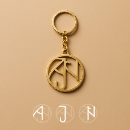 Family Logo | Custom Monogram Keychain