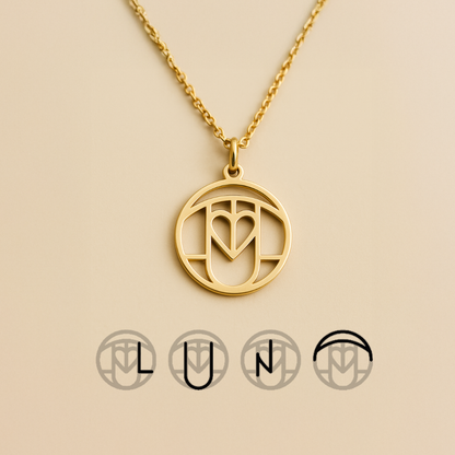 Custom Pet Monogram Necklace