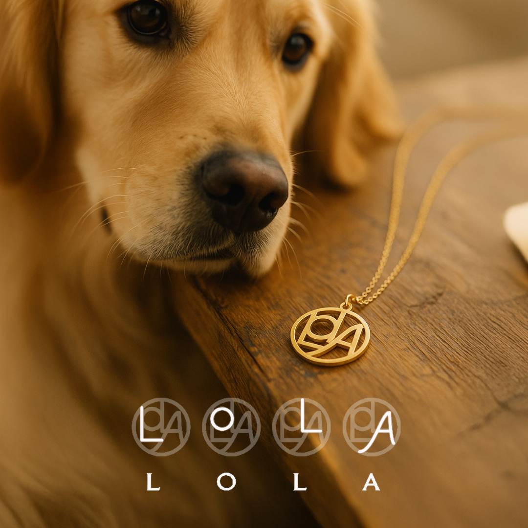 Custom Pet Monogram Necklace