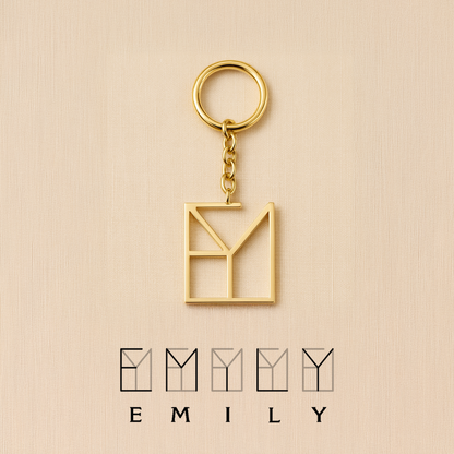 NEW | Frameless Monogram Keychain