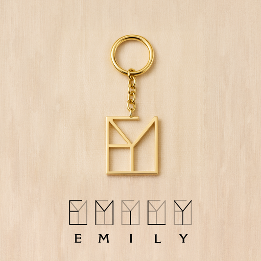 NEW | Frameless Monogram Keychain